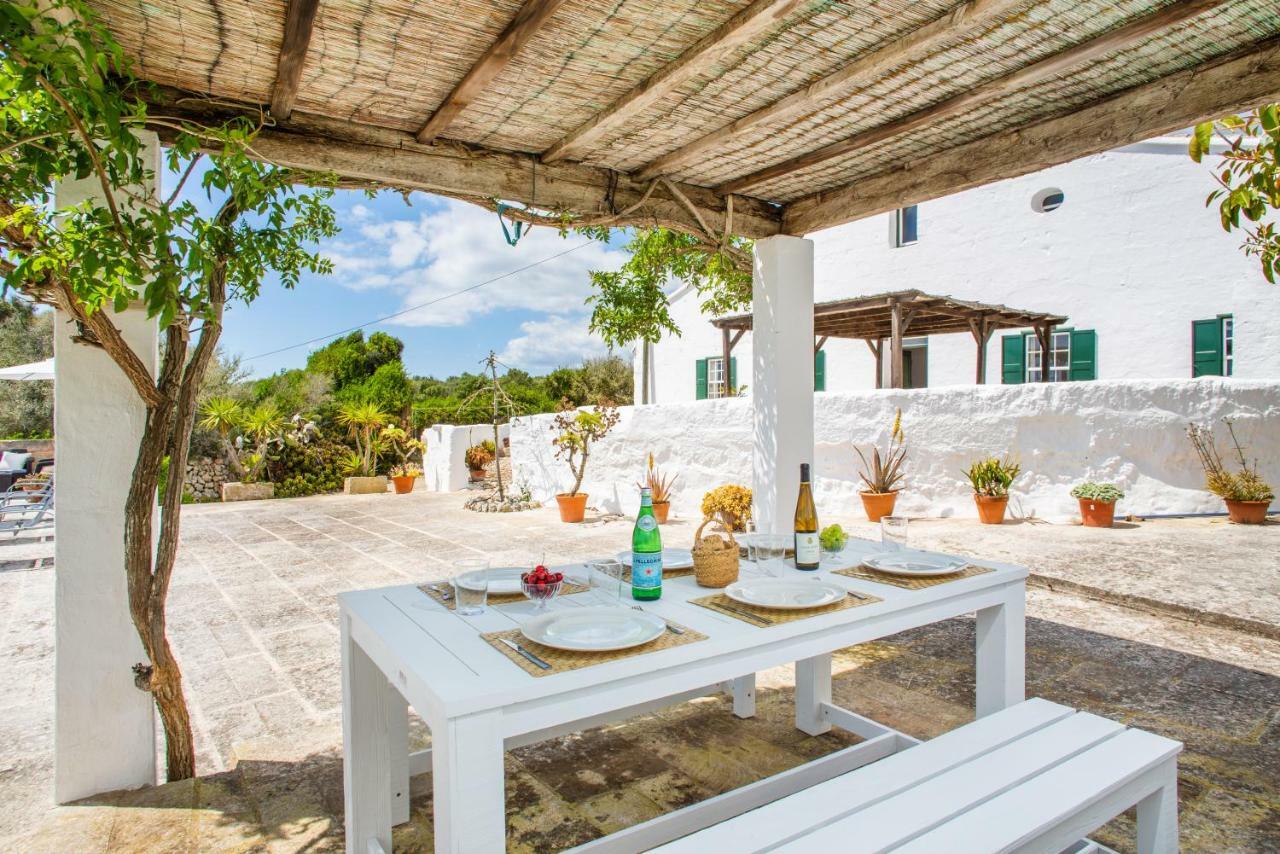 Finca Binicalaf Vell Cala En Porter  Luaran gambar